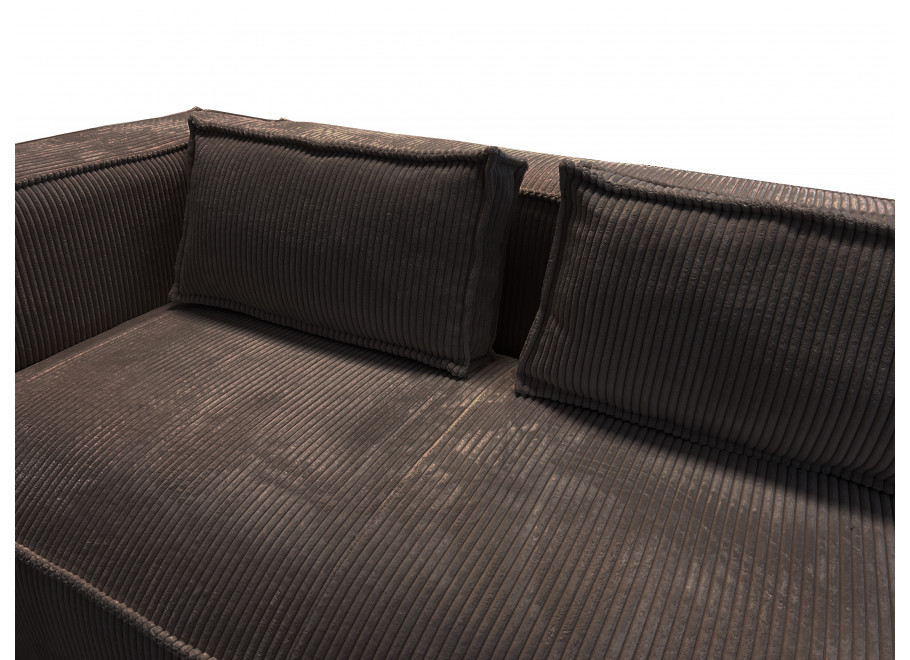 Esmo – dwuosobowa sofa ciemnobrązowa do nowoczesnych wnętrz 3