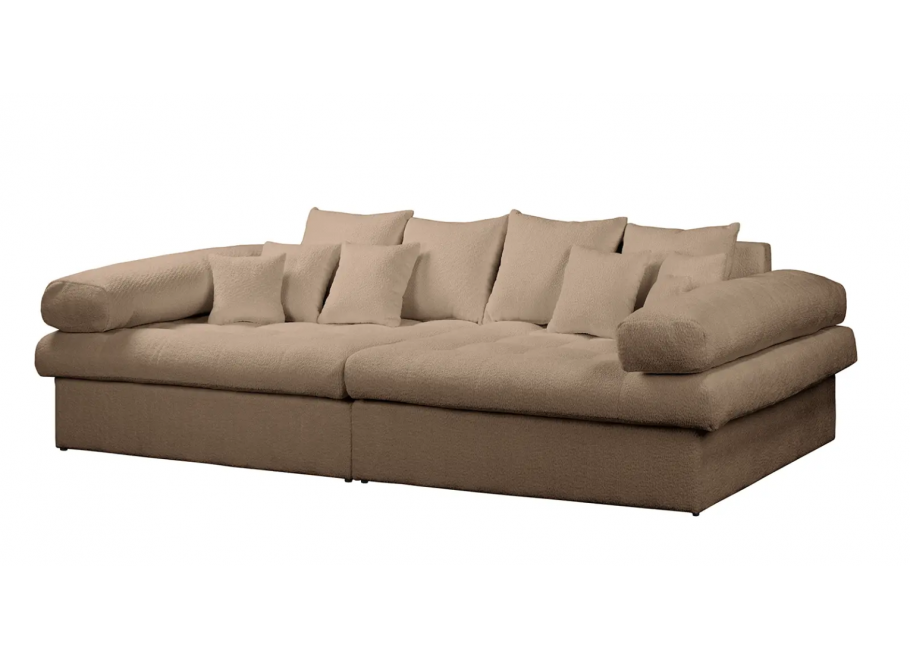 Elegancka sofa Vigo w kolorze brązowym – stylowy komfort do salonu 2