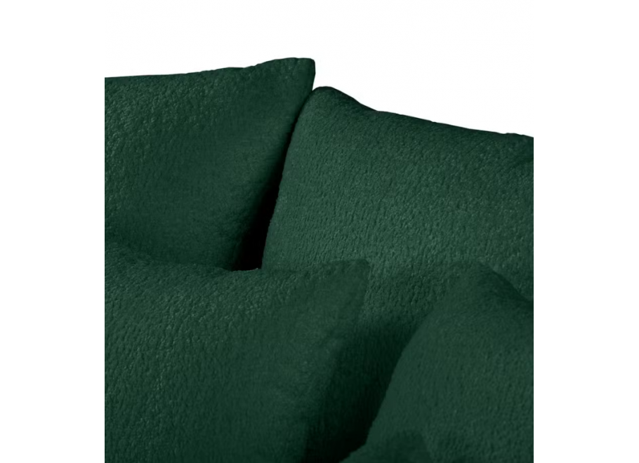 Wygodna zielona sofa Vigo z tkaniny boucle – nowoczesny design do wnętrz 7