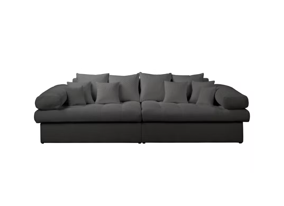 Sofa Vigo boucle w grafitowym kolorze – elegancja i niezrównana wygoda