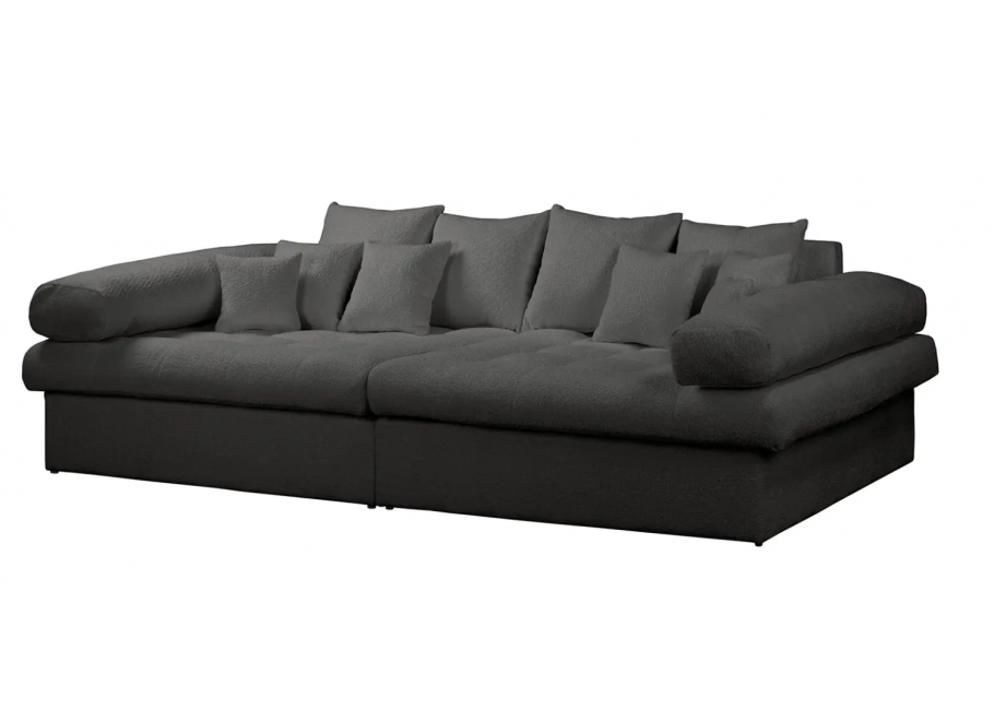 Sofa Vigo boucle w grafitowym kolorze – elegancja i niezrównana wygoda 2