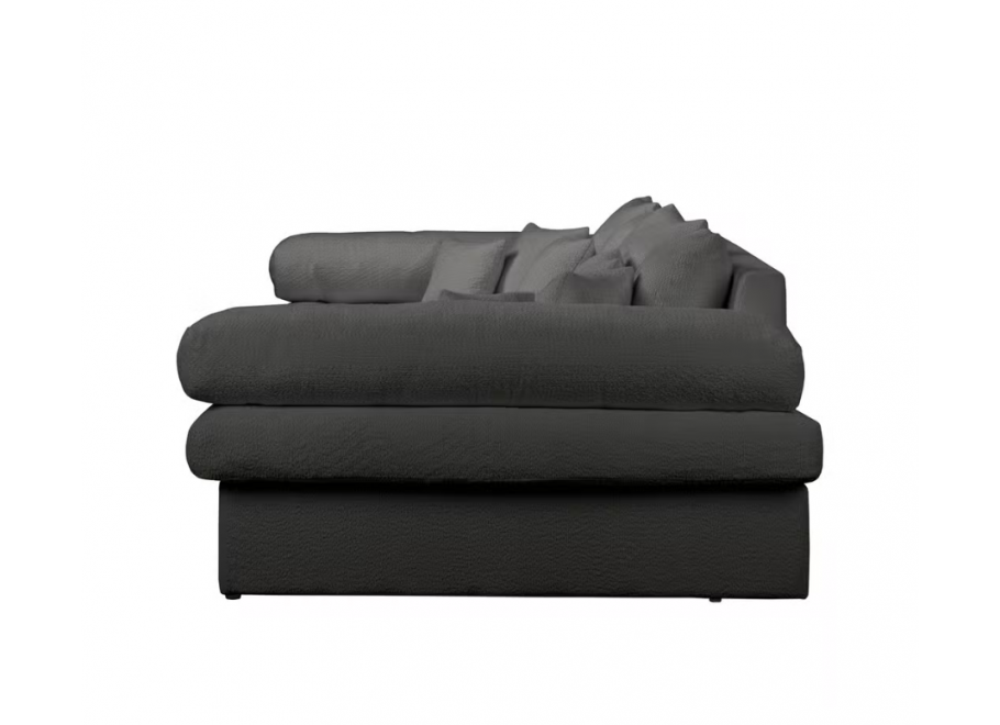 Sofa Vigo boucle w grafitowym kolorze – elegancja i niezrównana wygoda 3