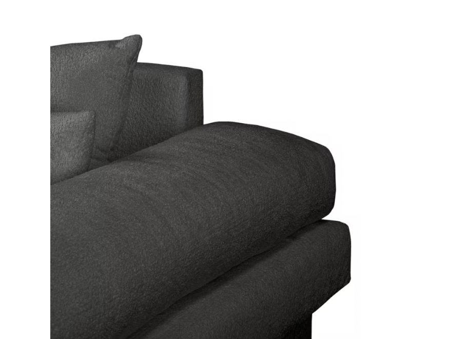 Sofa Vigo boucle w grafitowym kolorze – elegancja i niezrównana wygoda 9