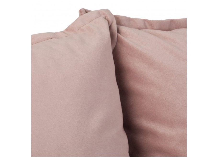 Łososiowa sofa klasyczna Verto – wygodna dwuosobowa sofa welurowa - Jasmine 61