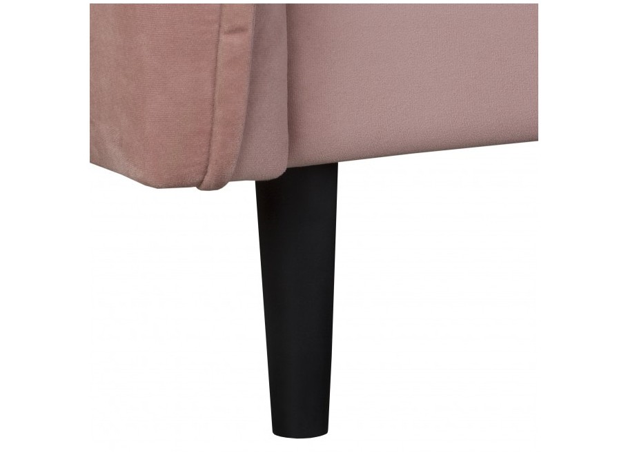 Łososiowa sofa klasyczna Verto – wygodna dwuosobowa sofa welurowa - Jasmine 61