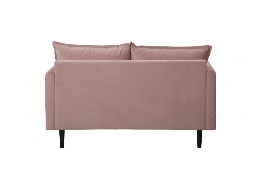 Łososiowa sofa klasyczna Verto – wygodna dwuosobowa sofa welurowa - Jasmine 61