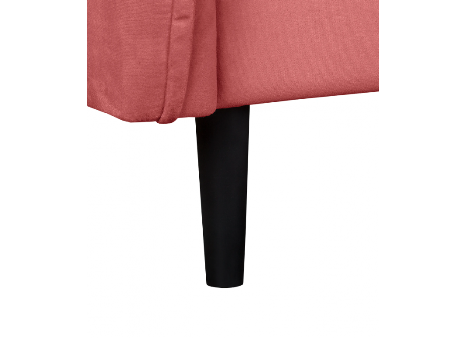 Welurowa sofa Verto różowa – elegancka, dwuosobowa, idealna do salonu 6