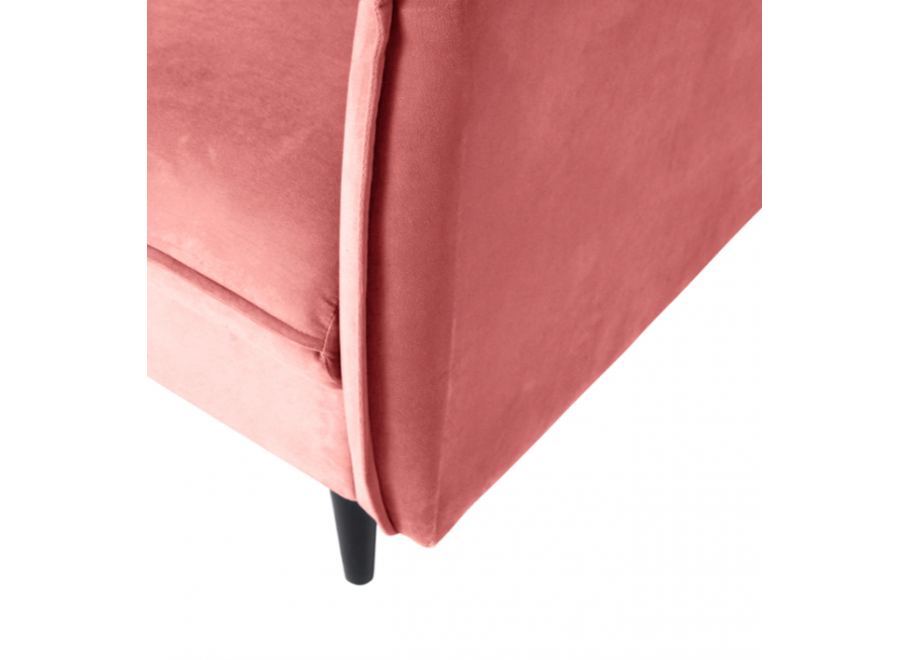 Wygodna sofa trzyosobowa Verto różowa – stylowy wybór do nowoczesnego wnętrza 5