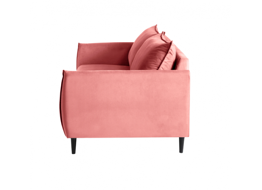 Wygodna sofa trzyosobowa Verto różowa – stylowy wybór do nowoczesnego wnętrza 4