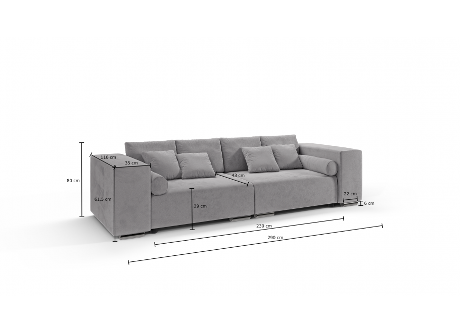 Sofa trzyosobowa nowoczesna Lori 11