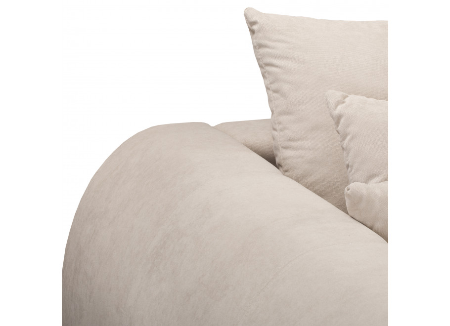 Czteroosobowa sofa Noemi w beżowym welurze – stylowa i komfortowa opcja do salonu 6