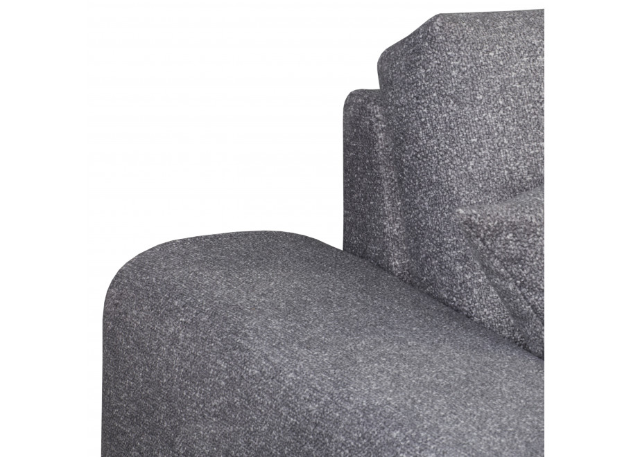 Wygodna sofa Candi szara – nowoczesny design, poduszki w zestawie, kompaktowa forma 8