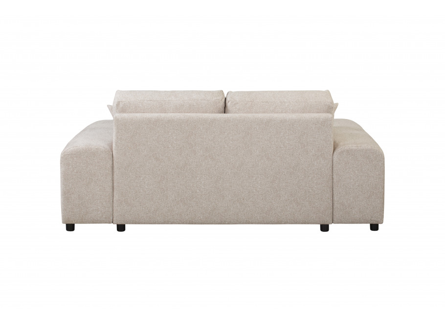 Sofa dwuosobowa Candi beżowa – wygodna, z poduszkami, nowoczesna propozycja do salonu 8