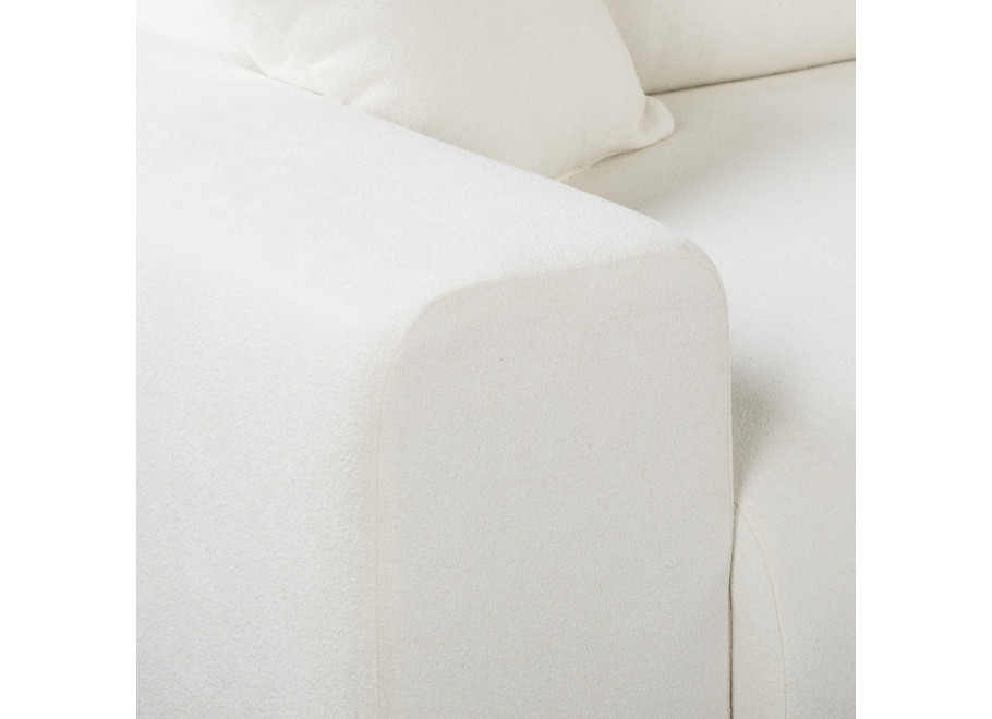 Sofa trzyosobowa Candi śmietankowa – nowoczesna, wygodna, z poduszkami, idealna do salonu 6