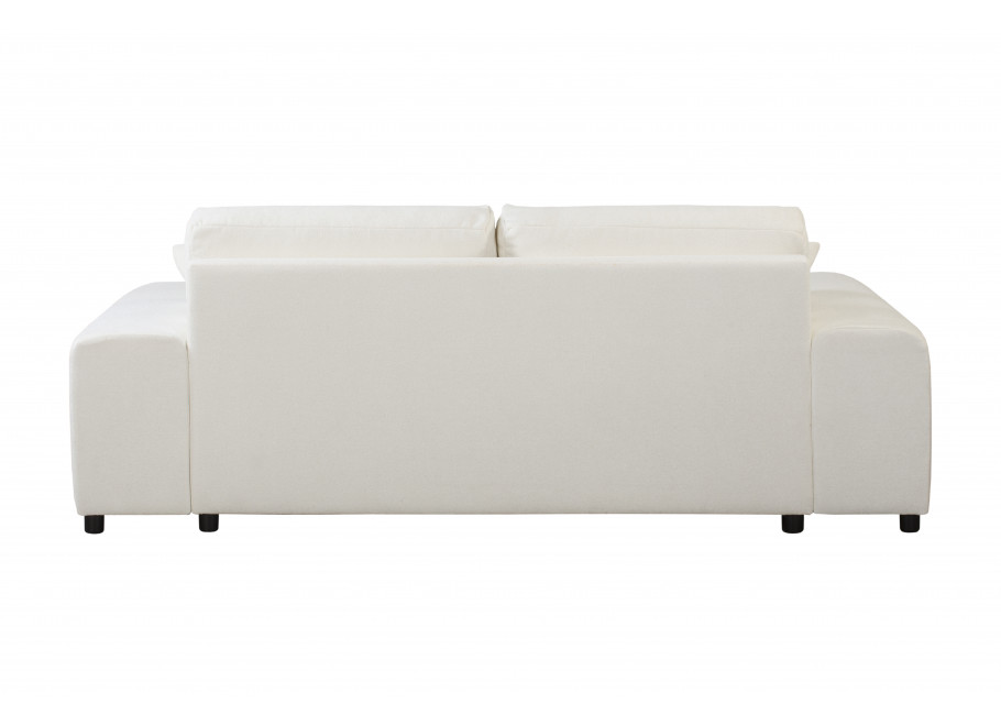 Sofa trzyosobowa Candi śmietankowa – nowoczesna, wygodna, z poduszkami, idealna do salonu 7