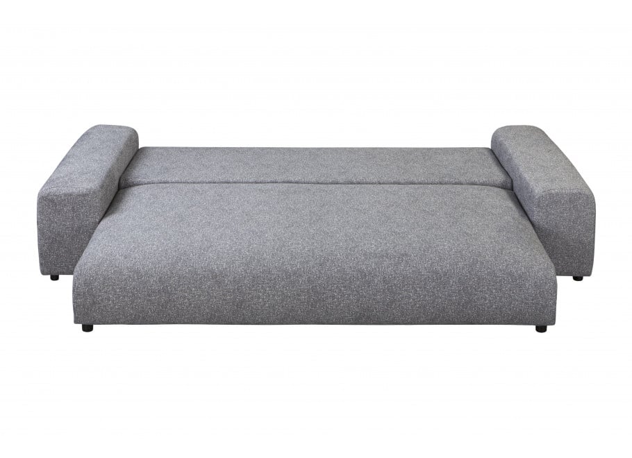 Sofa Candi 4-osobowa – szara tapicerka, nowoczesny styl, funkcja spania i pojemnik na pościel 13