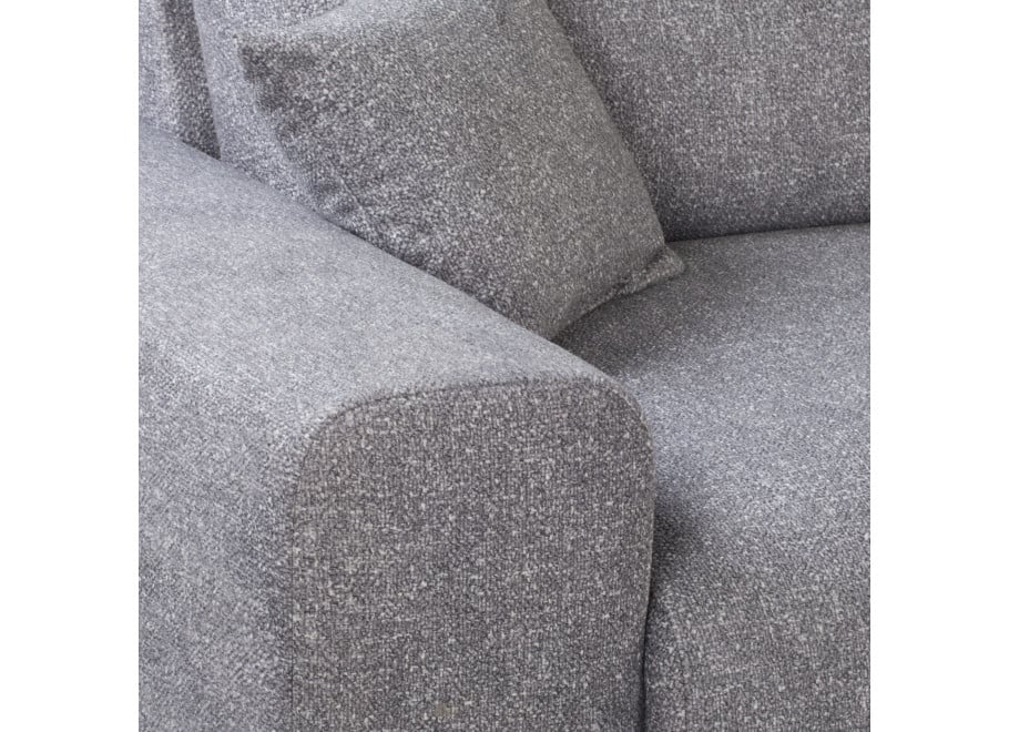 Sofa Candi 4-osobowa – szara tapicerka, nowoczesny styl, funkcja spania i pojemnik na pościel 14