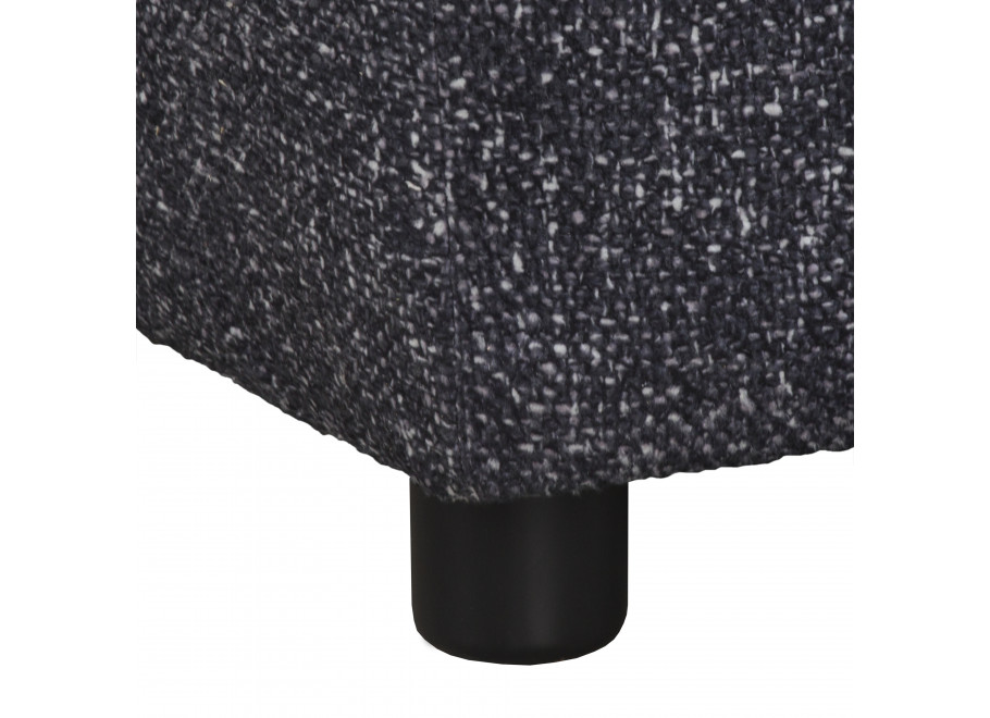 Wygodna sofa czteroosobowa Candi grafitowa z funkcją spania i pojemnikiem 15