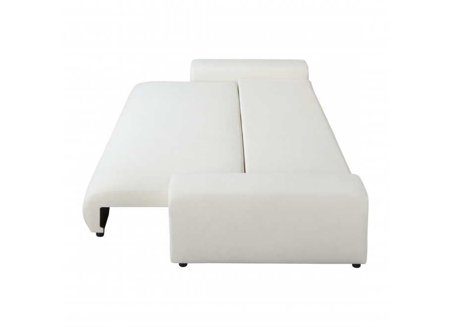 Sofa 4-osobowa Candi w śmietankowym kolorze – z funkcją spania, do jasnych wnętrz 7