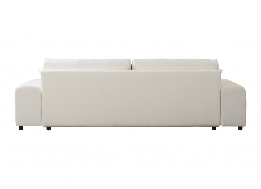 Sofa 4-osobowa Candi w śmietankowym kolorze – z funkcją spania, do jasnych wnętrz 15