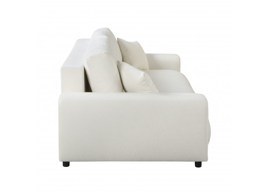 Sofa 4-osobowa Candi w śmietankowym kolorze – z funkcją spania, do jasnych wnętrz 16