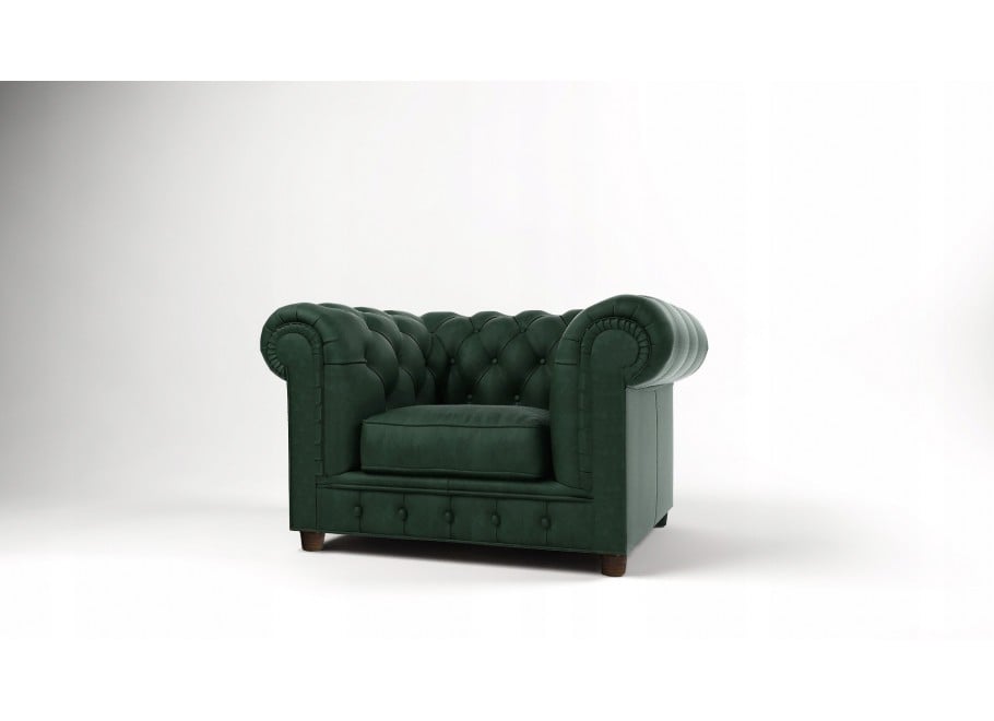 Chesterfield fotel pikowany SOLARIS 7