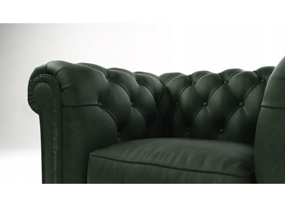 Chesterfield fotel pikowany SOLARIS 8