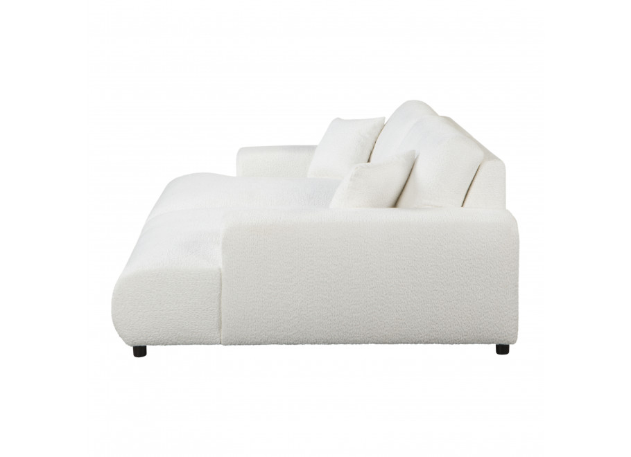 Nowoczesna biała sofa czteroosobowa – komfort i głębokie siedzisko – Mossi 7