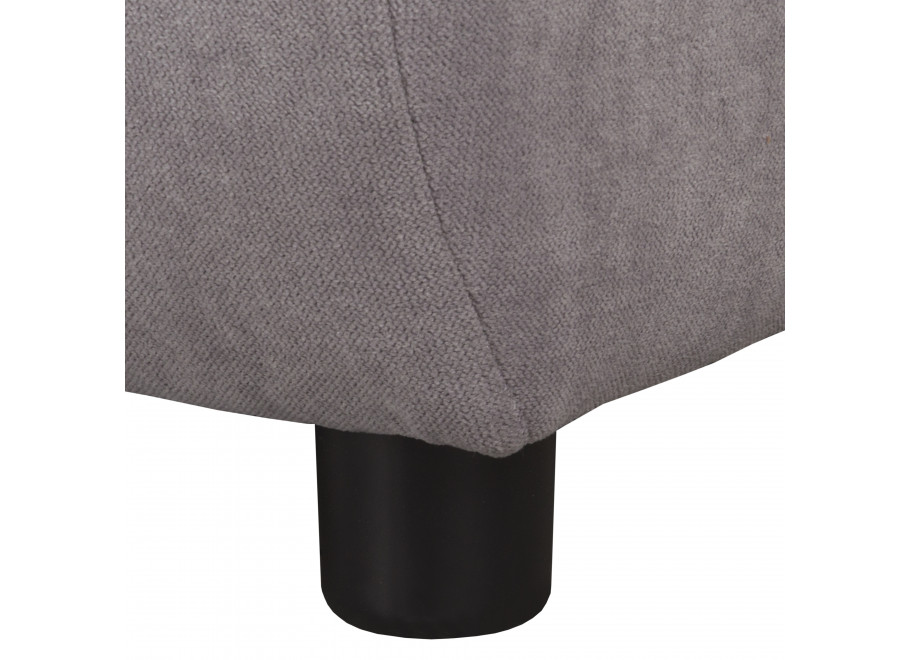 Szara sofa czteroosobowa nowoczesna z głębokim siedziskiem i poduszkami – Mossi 9