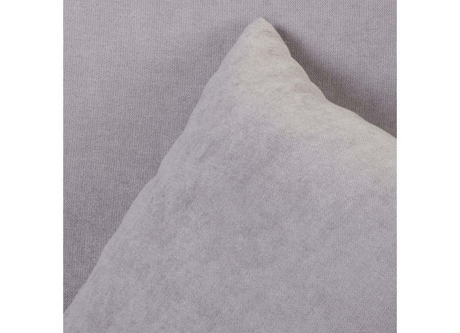 Szara sofa czteroosobowa nowoczesna z głębokim siedziskiem i poduszkami – Mossi 10