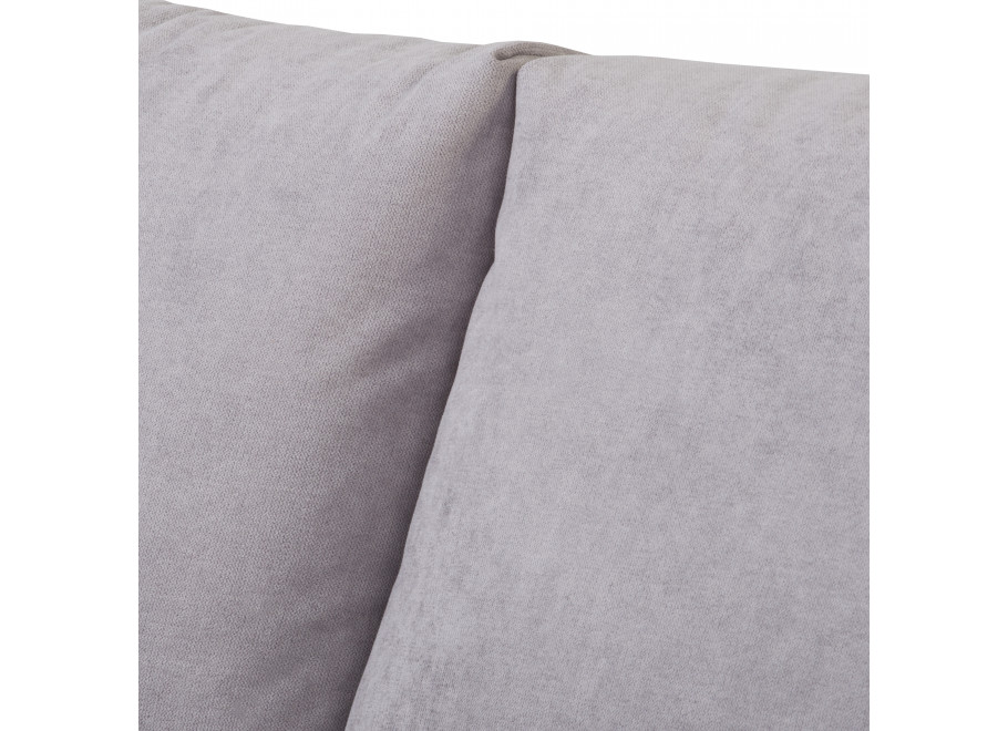 Szara sofa czteroosobowa nowoczesna z głębokim siedziskiem i poduszkami – Mossi 11