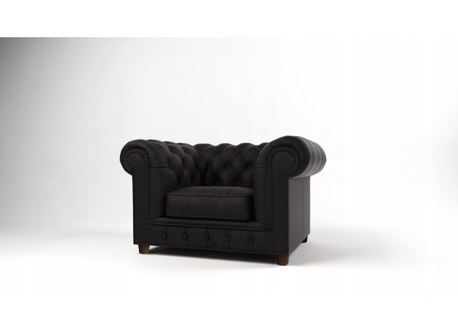 Chesterfield fotel pikowany SOLARIS 10