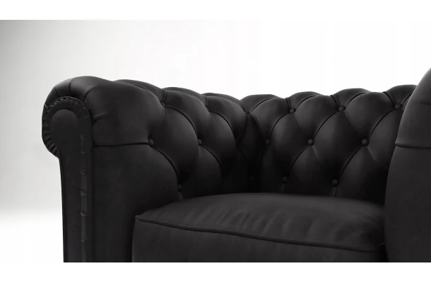 Chesterfield fotel pikowany SOLARIS - design i funkcjonalnosc w parze
