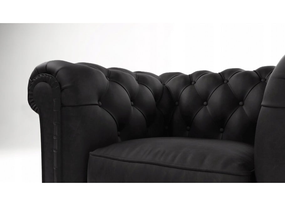 Chesterfield fotel pikowany SOLARIS 11