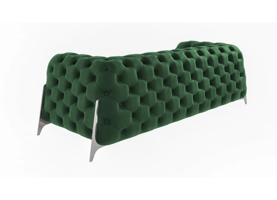 Sofa trzyosobowa pikowana KALIFORNIA 3 tk. Magic Velvet 2225