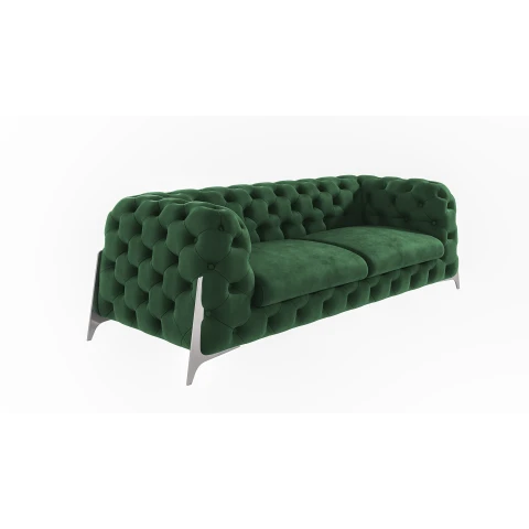 Sofa trzyosobowa pikowana KALIFORNIA 3 tk. Magic Velvet 2225