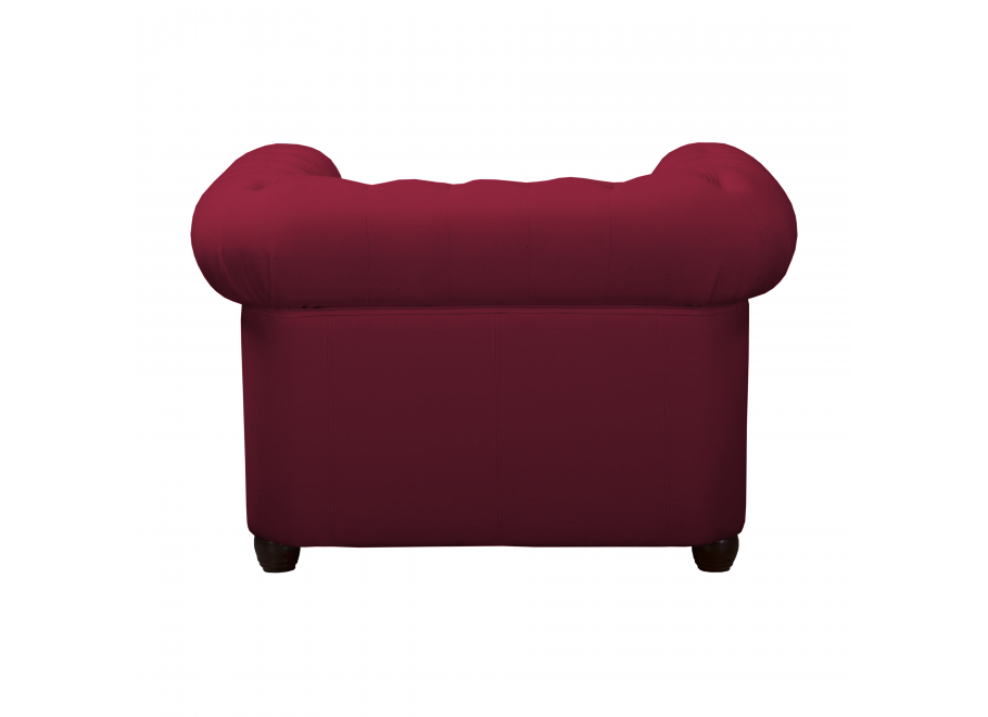 Fotel wiśniowy pikowany Sydney tk. Venus Velvet 2919 2