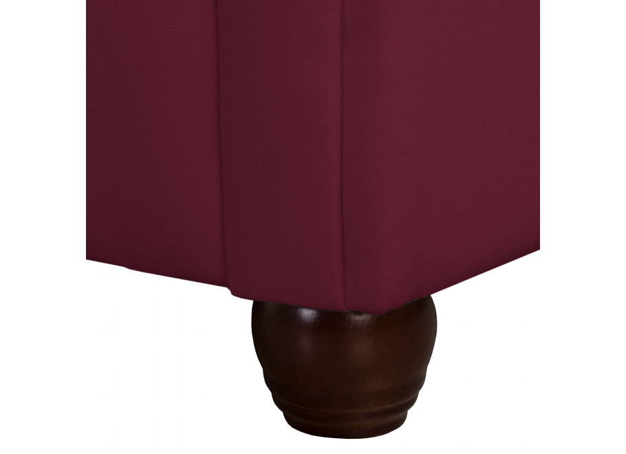 Fotel wiśniowy pikowany Sydney tk. Venus Velvet 2919 3