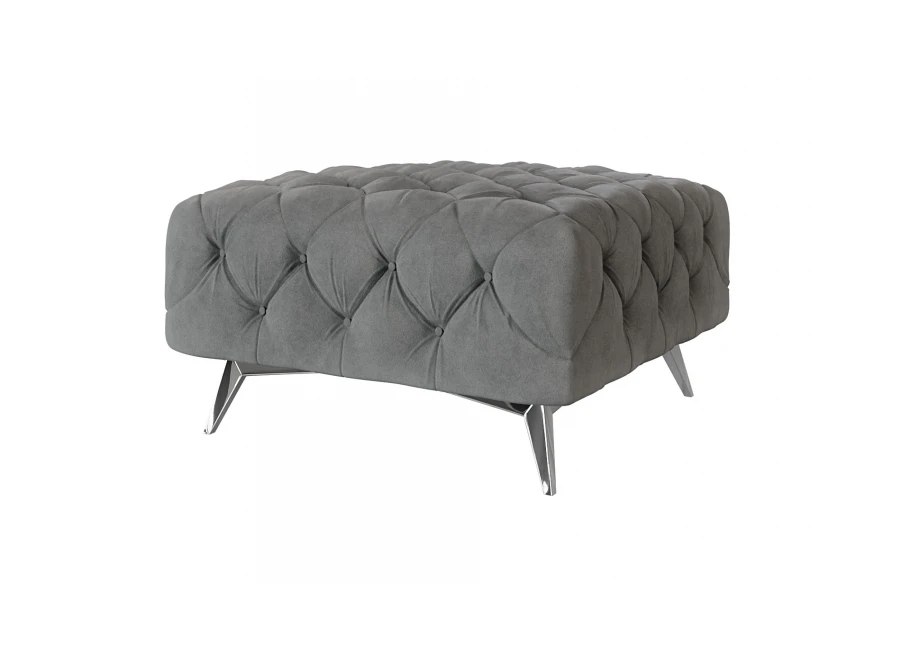 Puf pikowany TEO Chesterfield tk. French Velvet 666