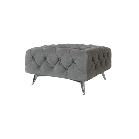 Puf pikowany TEO Chesterfield tk. French Velvet 666
