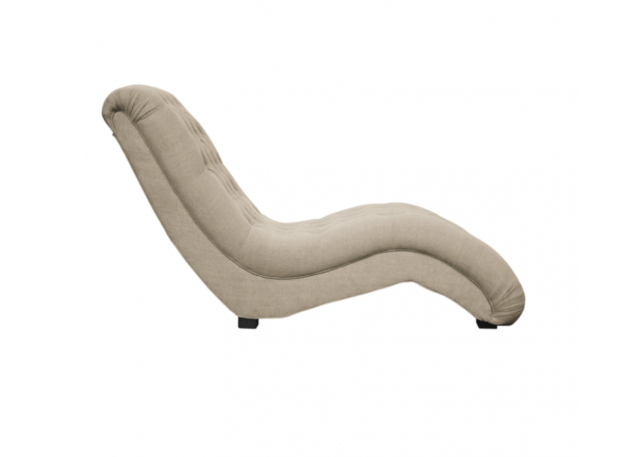 Szezlong pikowany glamour TOKIO tk. Monolith 02 3