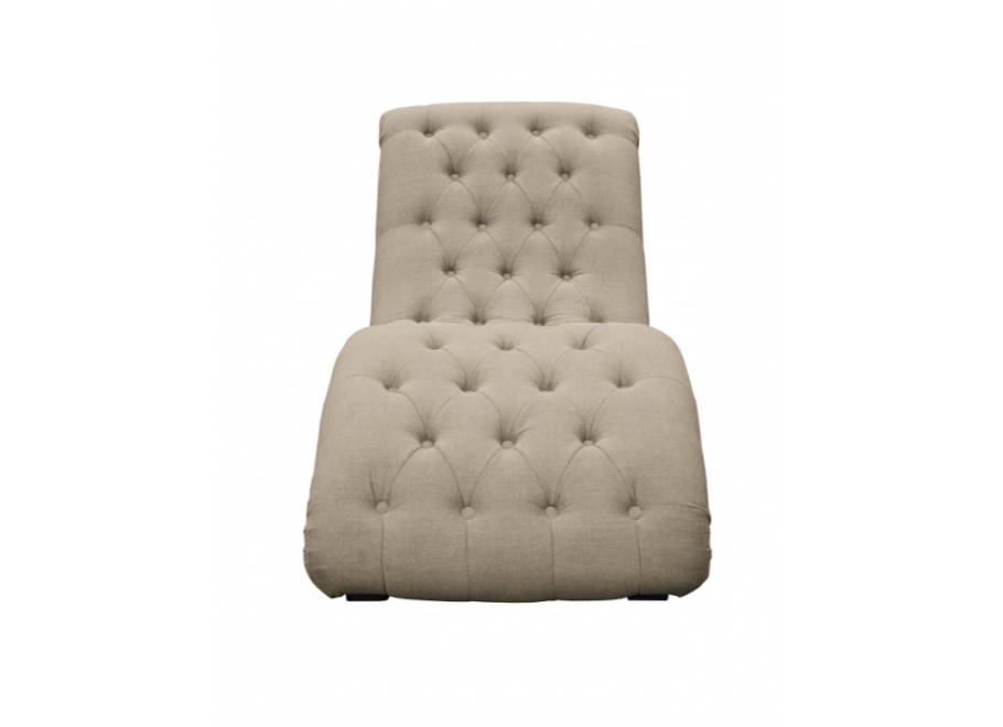 Szezlong pikowany glamour TOKIO tk. Monolith 02 2