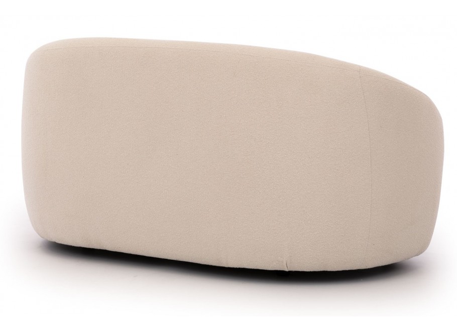 Sofa dwuosobowa ecru Cloudi – wygodna, nowoczesna, z poduszkami - Loop 1