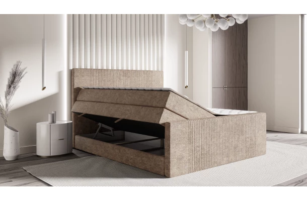Łóżko kontynentalne REGA - design i funkcjonalnosc w parze