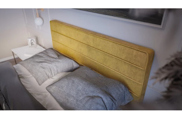 Łóżko kontynentalne  ZOJA - design i funkcjonalnosc w parze