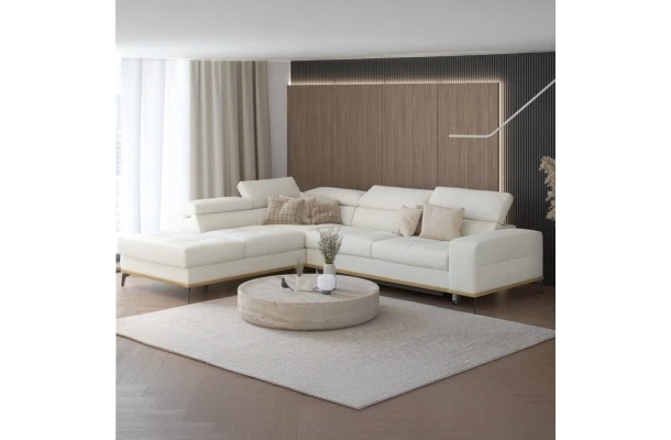 Narożnik pięcioosobowy z funkcją spania LIAM - design i funkcjonalnosc w parze