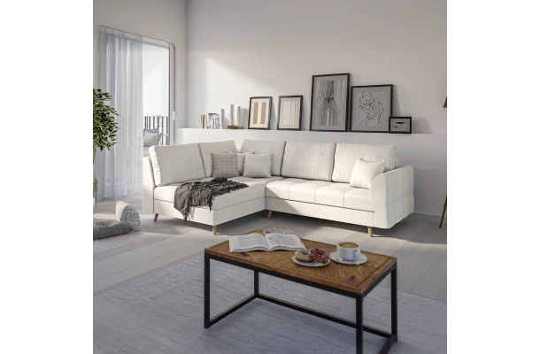 Narożnik czteroosobowy nowoczesny Laril L - design i funkcjonalnosc w parze