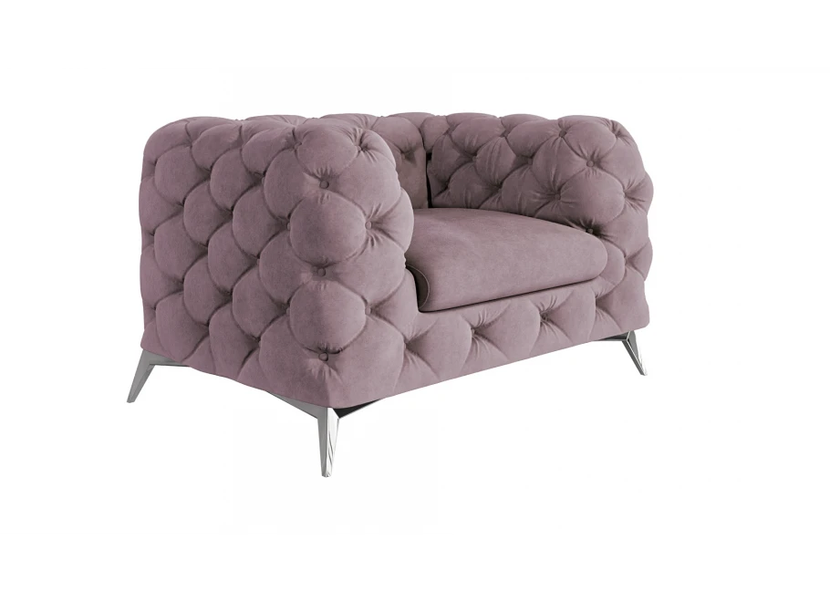 Fotel pikowany TEO glamour tk. Riviera 62