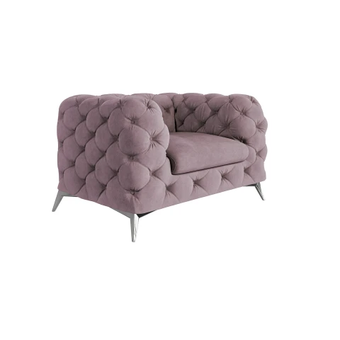Fotel pikowany TEO glamour tk. Riviera 62