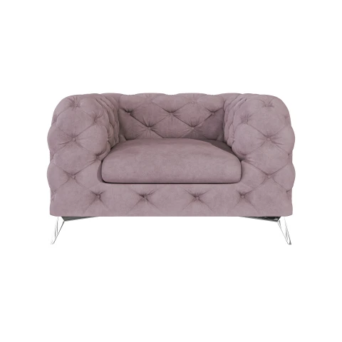 Fotel pikowany TEO glamour tk. Riviera 62
